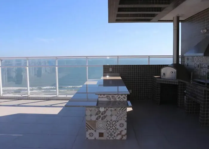Flat Vista Mar Em Santos